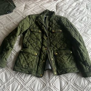 J crew quilted jacket